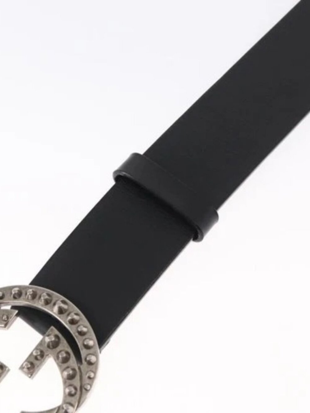 GUCCI Belt Leather 39.8"" Black 309253 Auth ka1719V - Picture 7 of 16